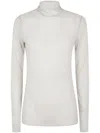 Yohji Yamamoto R-turtleneck T In White