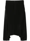 Yohji Yamamoto Tuxedo Gusset Sarrouel Trousers In Black