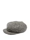 Yohji Yamamoto Tweed Hat In Gray