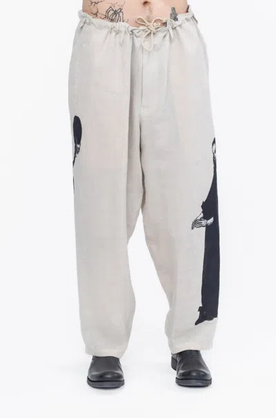 Yohji Yamamoto U-lady Print Pants In 2