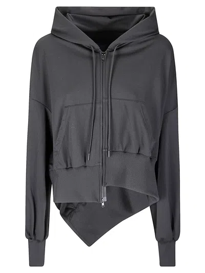 Yohji Yamamoto Unbalanced Hoodie A In Black