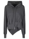 Yohji Yamamoto Unbalanced Sweatshirt In Gray