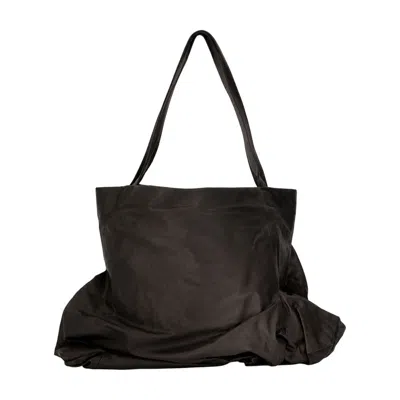 Yohji Yamamoto Unevenness Tote Bag In Black