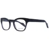 Yohji Yamamoto Unisex Optical Frames In Black