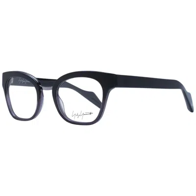 Yohji Yamamoto Unisex Optical Frames In Black