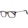 Yohji Yamamoto Unisex Optical Frames In Black