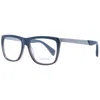 Yohji Yamamoto Unisex Optical Frames In Blue