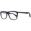 Yohji Yamamoto Unisex Optical Frames In Black
