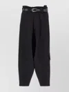 Yohji Yamamoto Utility Trousers With Pleated Design And Pockets