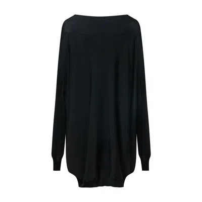 Yohji Yamamoto V Neck Cardigan In Black