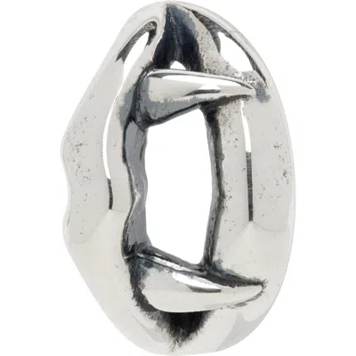 Yohji Yamamoto Vampire Pierce Single Earring In Silver