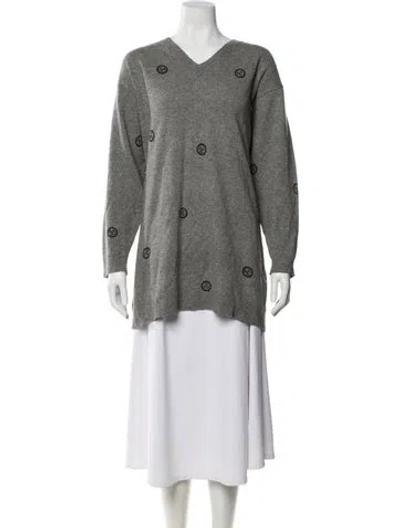 Pre-owned Yohji Yamamoto Vintage 1980's Sweater In Gray