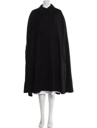 Pre-owned Yohji Yamamoto Vintage 1982 Cape In Black