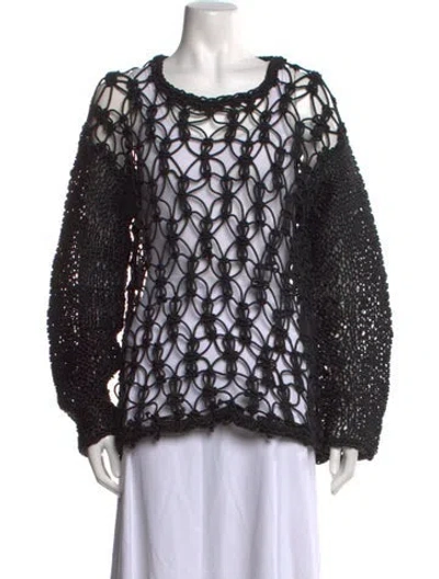 Pre-owned Yohji Yamamoto Vintage 1984 Sweater In Black