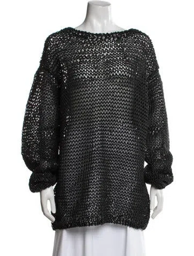 Pre-owned Yohji Yamamoto Vintage 1984 Sweater In Black