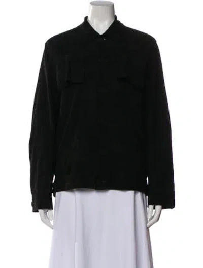 Pre-owned Yohji Yamamoto Vintage 1990's Utility Jacket In Black