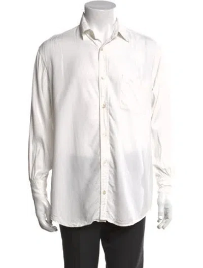 Pre-owned Yohji Yamamoto Vintage 1994 Button-up Top In White