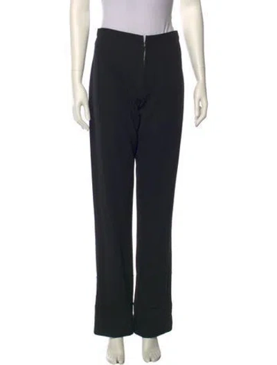 Pre-owned Yohji Yamamoto Vintage 1996 Straight Leg Pants W/ Tags In Black