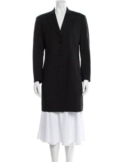 Pre-owned Yohji Yamamoto Vintage 1998 Coat In Black
