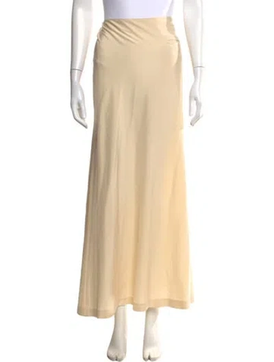 Pre-owned Yohji Yamamoto Vintage 1999 'wedding Collection' Long Skirt In Neutrals