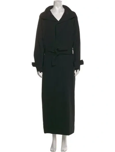 Pre-owned Yohji Yamamoto Vintage 2000 Long Dress In Black