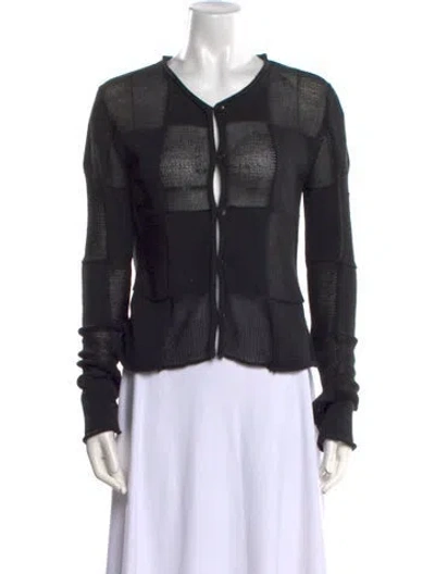 Pre-owned Yohji Yamamoto Vintage 2000 Sweater In Black