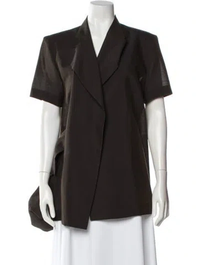 Pre-owned Yohji Yamamoto Vintage 2001 Jacket In Brown