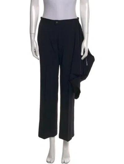Pre-owned Yohji Yamamoto Vintage 2001 Wide Leg Pants In Black