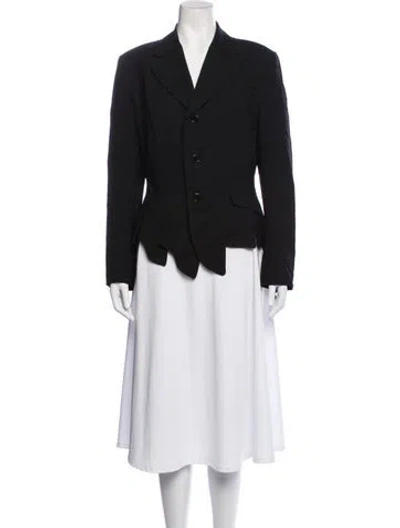 Pre-owned Yohji Yamamoto Vintage 2003 Blazer In Black