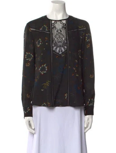 Pre-owned Yohji Yamamoto Vintage 2003 Blouse In Black