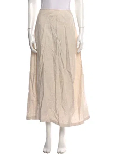 Pre-owned Yohji Yamamoto Vintage 2003 Midi Length Skirt In Neutral