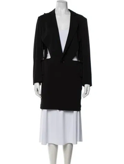 Pre-owned Yohji Yamamoto Vintage 2004 Blazer In Black