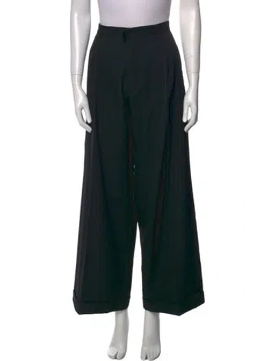 Pre-owned Yohji Yamamoto Vintage 2005 Wide Leg Pants In Black