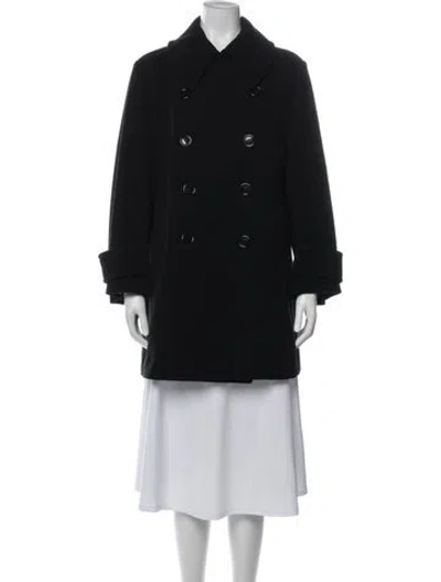 Pre-owned Yohji Yamamoto Vintage 2010 Peacoat In Black