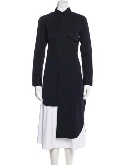 Pre-owned Yohji Yamamoto Vintage 2010 Trench Coat In Black