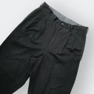 Pre-owned Yohji Yamamoto Vintage Aw97 Cotton Ballon Pants In Black