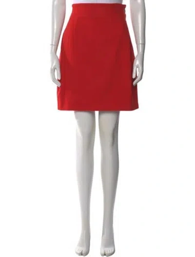 Pre-owned Yohji Yamamoto Vintage Knee-length Skirt In Red