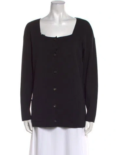 Pre-owned Yohji Yamamoto Vintage Late 1980's - Early 1990's Sweater In Black