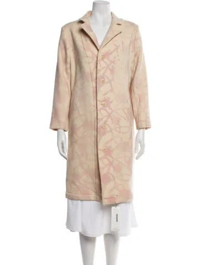 Pre-owned Yohji Yamamoto Vintage Late 1990's - Early 2000's Coat In Neutral
