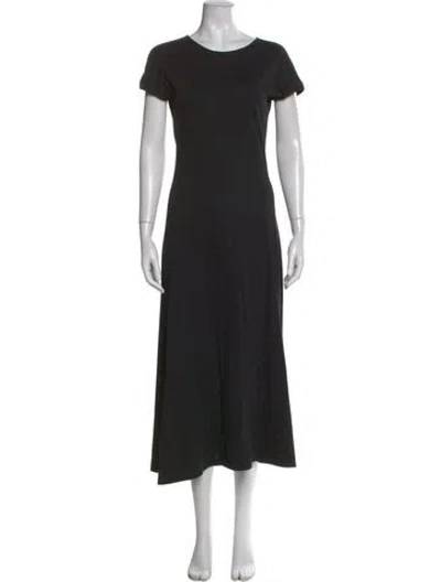 Pre-owned Yohji Yamamoto Vintage Long Dress In Black