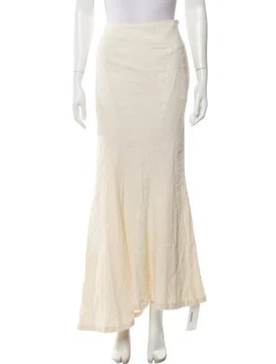 Pre-owned Yohji Yamamoto Vintage Long Skirt In Neutral