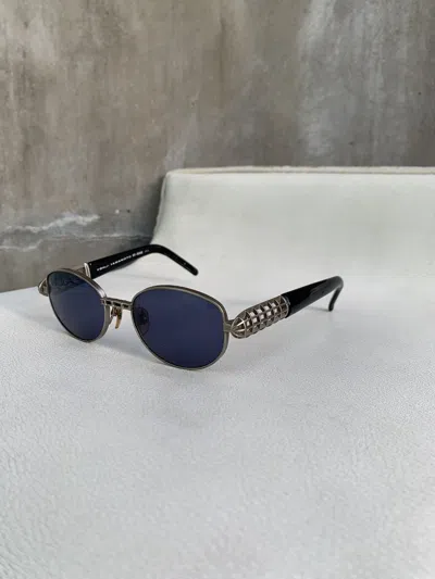 Pre-owned Yohji Yamamoto Vintage Steam Punk Sunglasses In Black