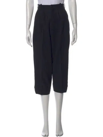 Pre-owned Yohji Yamamoto Vintage Straight Leg Pants In Black