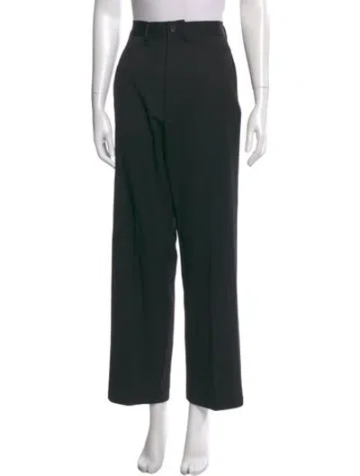 Pre-owned Yohji Yamamoto Vintage Straight Leg Pants In Black