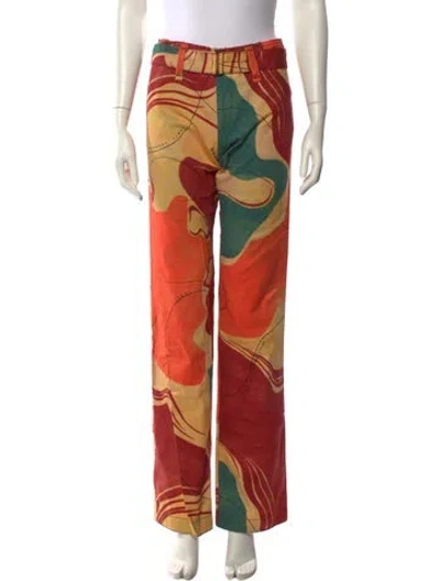 Pre-owned Yohji Yamamoto Vintage Straight Leg Pants In Multi