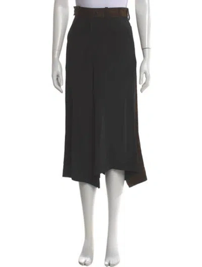 Pre-owned Yohji Yamamoto Vintage Wide Leg Pants In Black