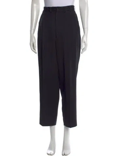 Pre-owned Yohji Yamamoto Vintage Wide Leg Pants In Black