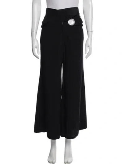Pre-owned Yohji Yamamoto Vintage Wide Leg Pants In Black