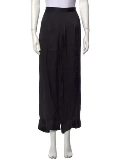Pre-owned Yohji Yamamoto Vintage Wide Leg Pants In Black