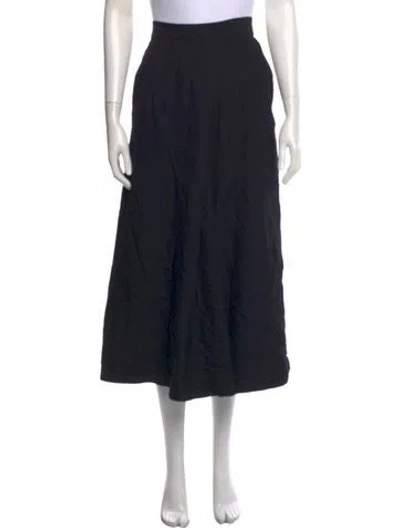 Pre-owned Yohji Yamamoto Vintage Wide Leg Pants In Black